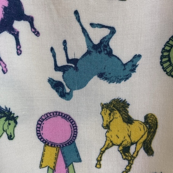 ModCloth tank top blouse horses women’s small VGUC - Picture 3 of 6